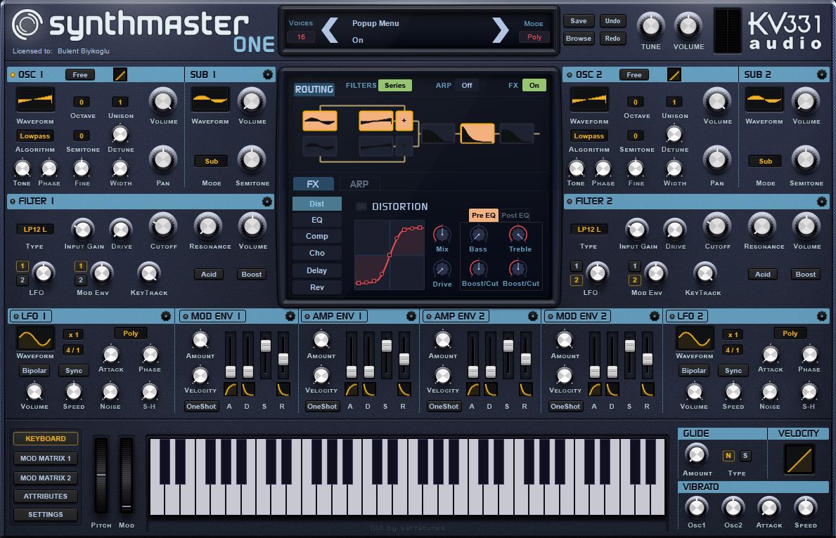 Synthmaster One Synthesizer