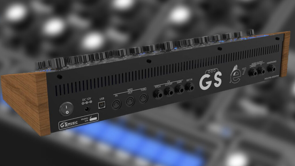 GS Music GS-e7 backside