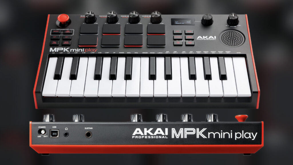 Akai MPK mini play MK3, portable keyboard with sounds and speaker