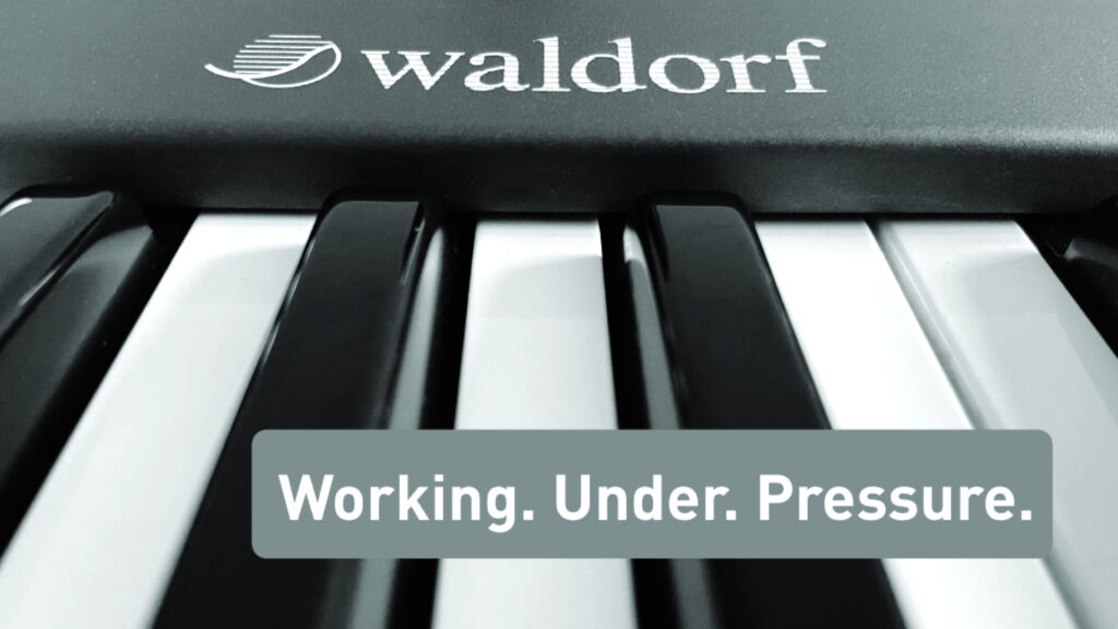 Waldorf working under pressure