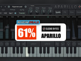 Save 61% OFF on Sugar Bytes Aparillo cinematic FM Synthesizer plugin