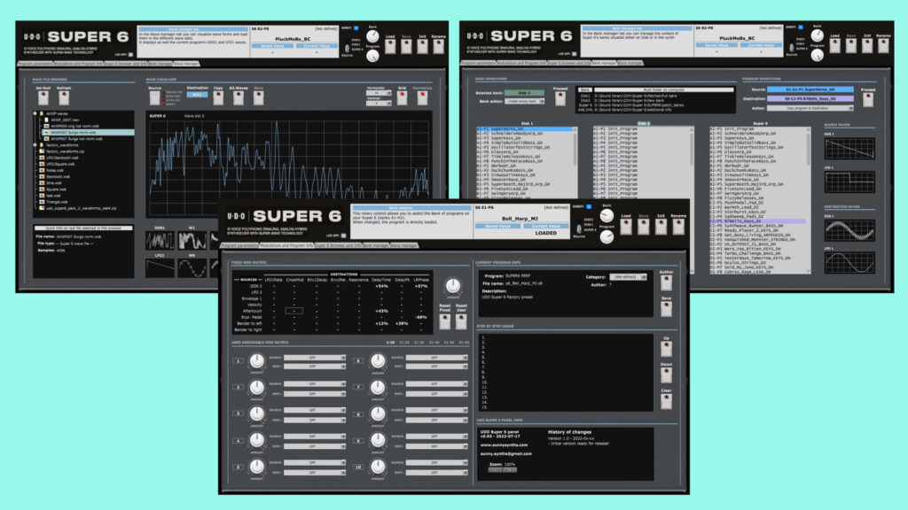  Sunny Synths UDO Super 6